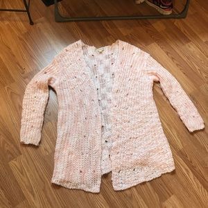 Baby pink cardigan